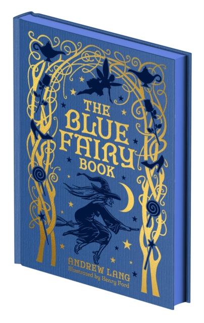 Front cover of The Blue Fairy Book by Andrew Lang, hardback
