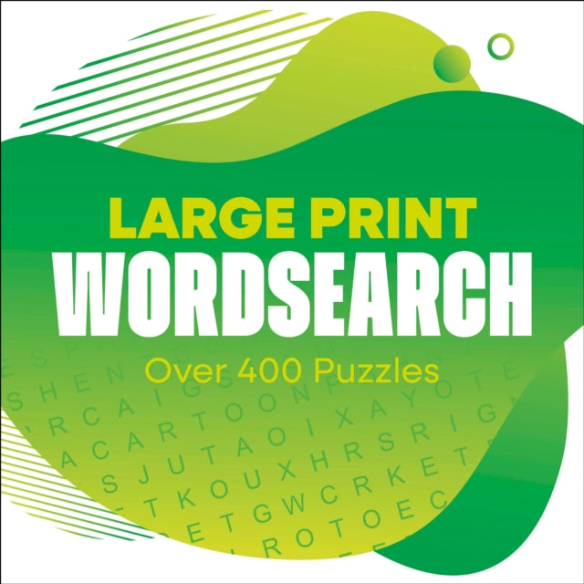 Front cover of Large Print Wordsearch by Eric Saunders, hardback