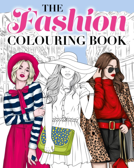 Front cover of The Fashion Colouring Book by Tansy Willow, paperback