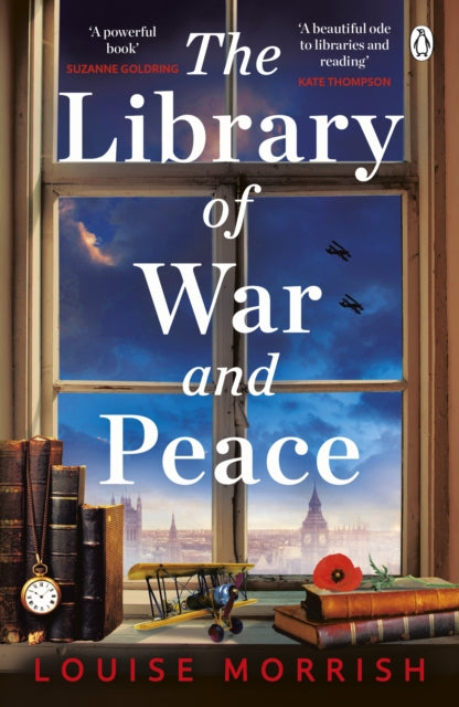 Front cover of The Library of War and Peace by Louise Morrish, paperback