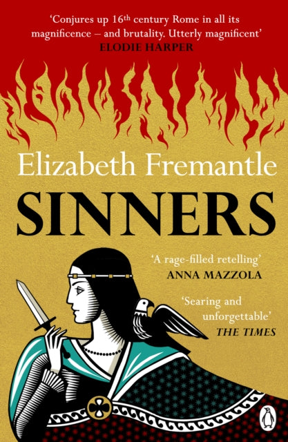 Front cover of Sinners by Elizabeth Fremantle, paperback