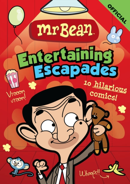 Front cover of Mr Bean's Entertaining Escapades by Official Mr Bean, paperback