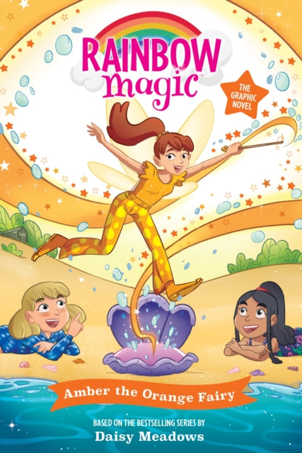 Front cover of Rainbow Magic: Amber the Orange Fairy by Daisy Meadows, paperback