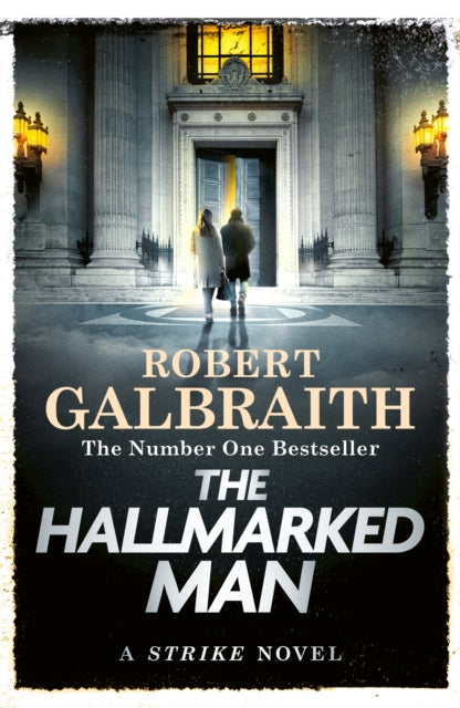 Front cover of The Hallmarked Man by Robert Galbraith, hardback