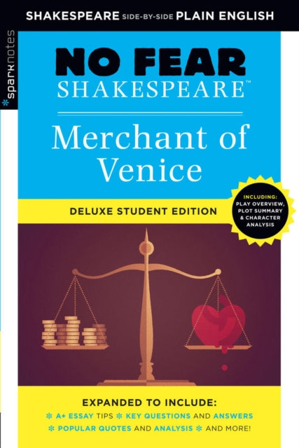 Merchant of Venice (No Fear Shakespeare) : No Fear Shakespeare Deluxe Student Editions - Shakespeare Side-by-Side Plain English