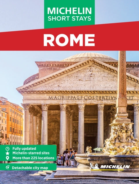 Front cover of Michelin Travel Guides Short Stays: Rome by Michelin Editions, paperback