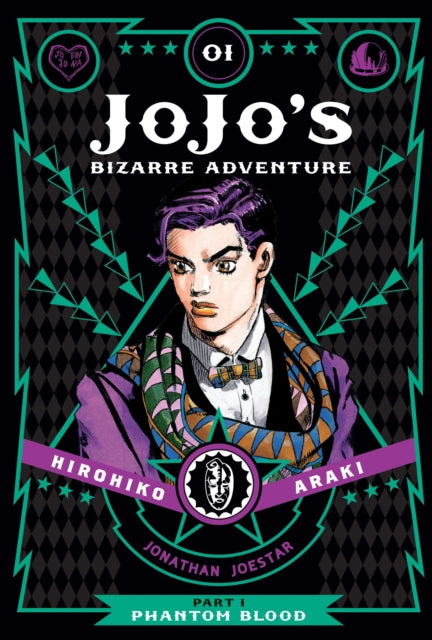 Front cover of JoJo's Bizarre Adventure: Part 1--Phantom Blood, Vol. 1 by Hirohiko Araki, hardback