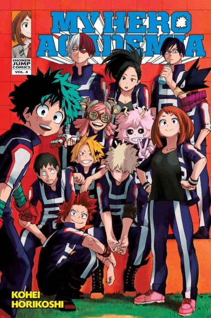 Front cover of My Hero Academia, Vol. 4 by Kohei Horikoshi, paperback