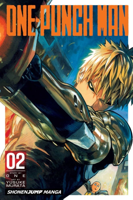 Front cover of One-Punch Man, Vol. 2 by Yusuke Murata, paperback