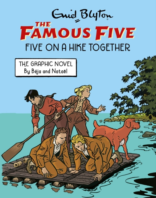 Front cover of Famous Five Graphic Novel: Five on a Hike Together by Enid Blyton, paperback