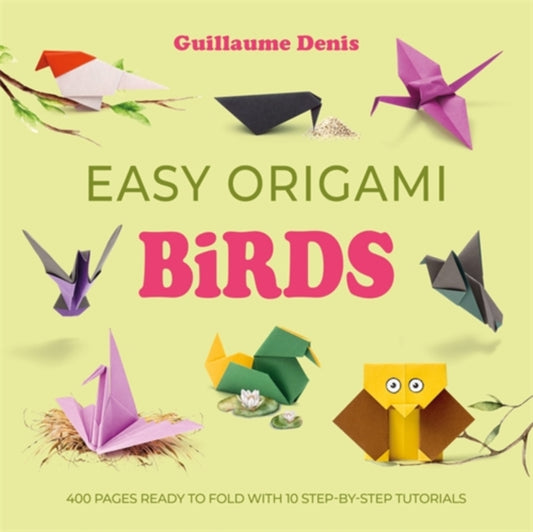 Front cover of Easy Origami Birds by Guillaume Denis, paperback