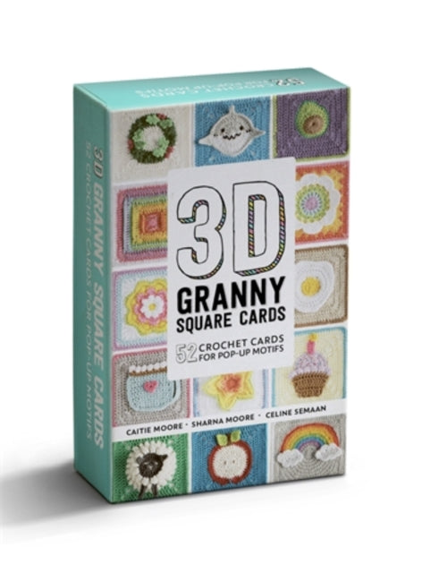 3D Granny Squares Cards : 52 Crochet Cards for Pop-Up Motifs - Sharna Moore