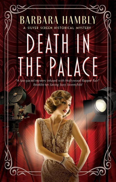 Front cover of Death in the Palace by Barbara Hambly, hardback