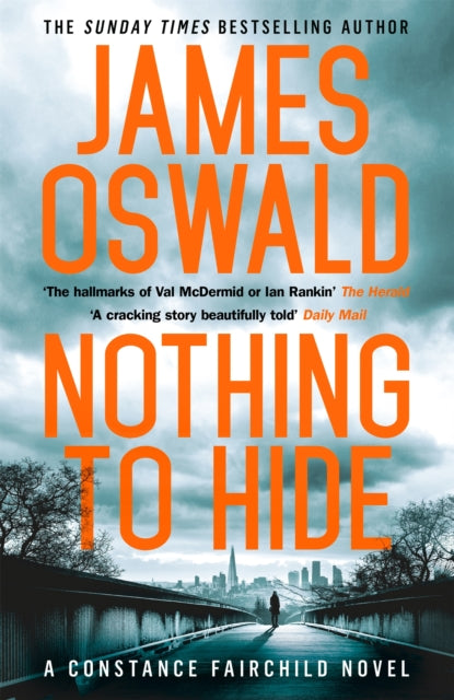Front cover of Nothing to Hide by James Oswald, hardback