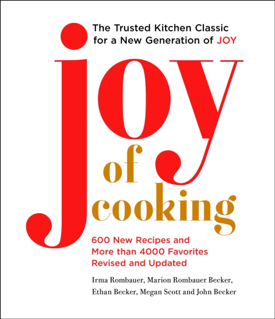 Front cover of Joy of Cooking by Megan Scott, hardback