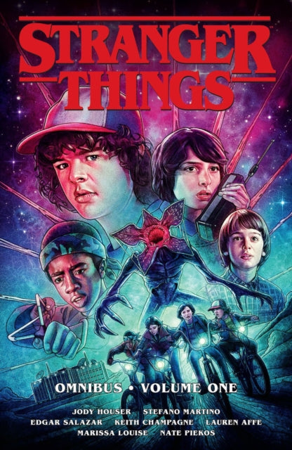 Front cover of Stranger Things Omnibus Volume 1 (Graphic Novel) by Jody Houser, paperback