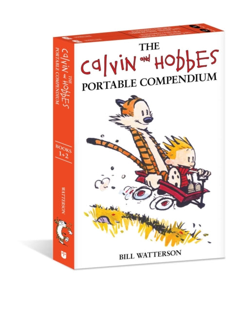 Front cover of The Calvin and Hobbes Portable Compendium Set 1 by Bill Watterson, paperback