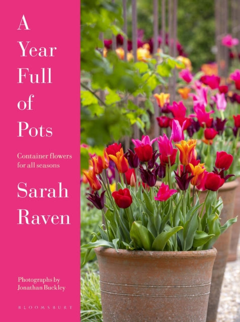 Front cover of A Year Full of Pots by Sarah Raven, hardback