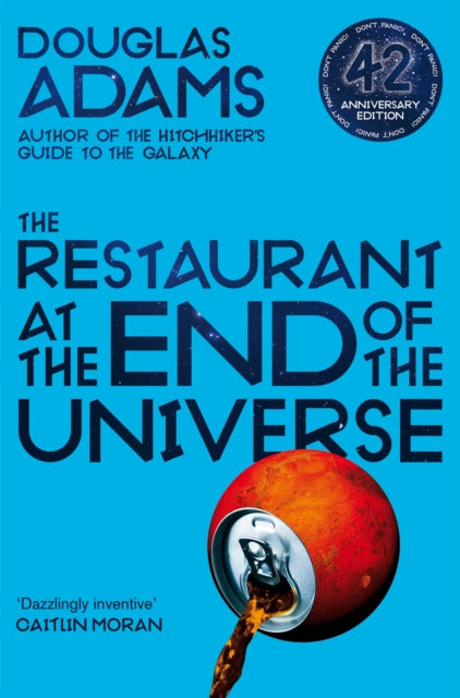 Front cover of The Restaurant at the End of the Universe by Douglas Adams, paperback