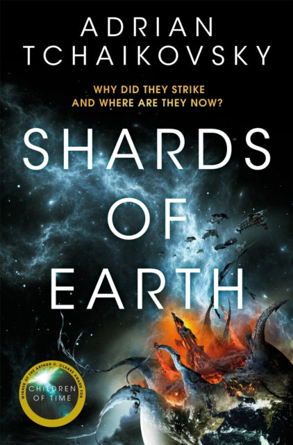 Front cover of Shards of Earth by Adrian Tchaikovsky, paperback