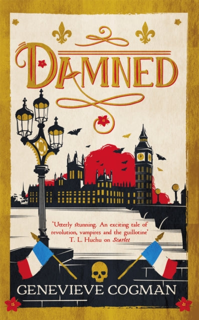 Front cover of Damned by Genevieve Cogman, paperback