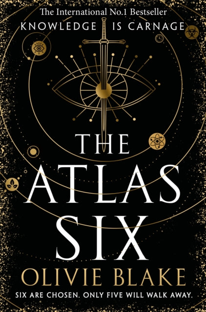 Front cover of The Atlas Six by Olivie Blake, paperback