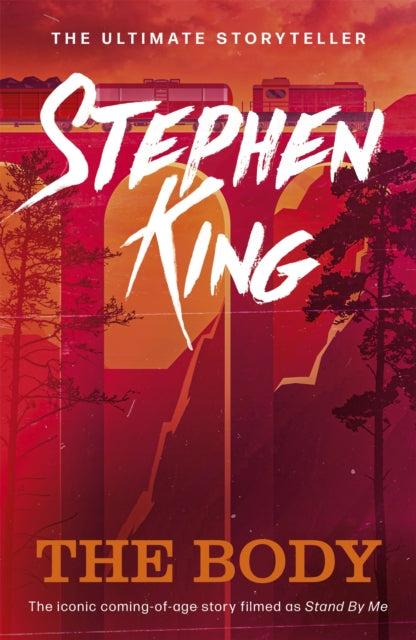 Front cover of The Body by Stephen King, paperback