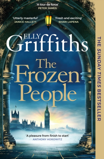 Front cover of The Frozen People by Elly Griffiths, paperback