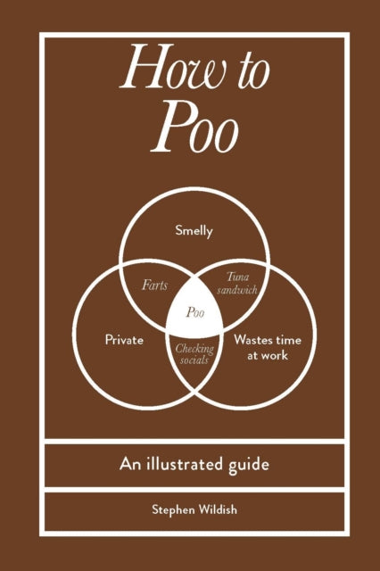Front cover of How to Poo by Stephen Wildish, hardback