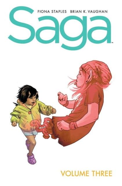Front cover of Saga Volume 3: New Edition by Fiona Staples, paperback