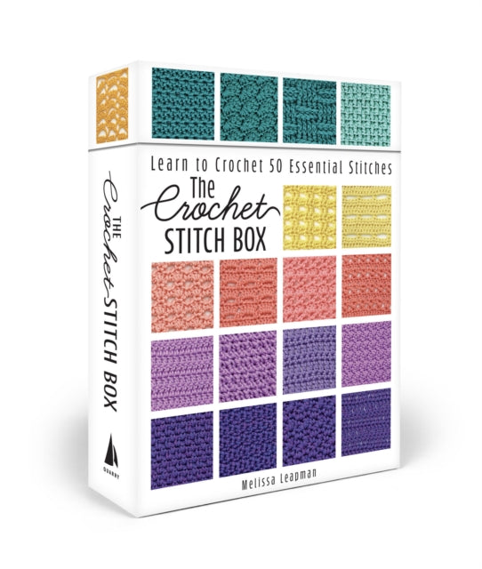 The Crochet Stitch Box : Learn to Crochet 50 Essential Stitches-Includes How-To Booklet and Card Deck! - Melissa Leapman