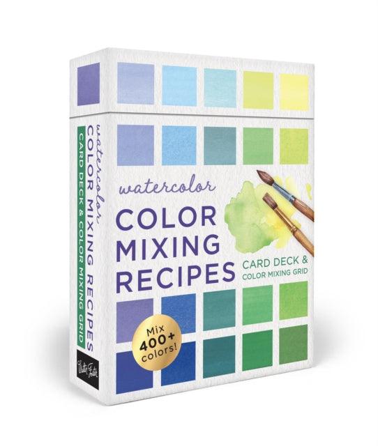 Watercolor Color Mixing Recipes : Card Deck & Color Mixing Grid: Mix 400+ Colors! - Mr.William F. Powell