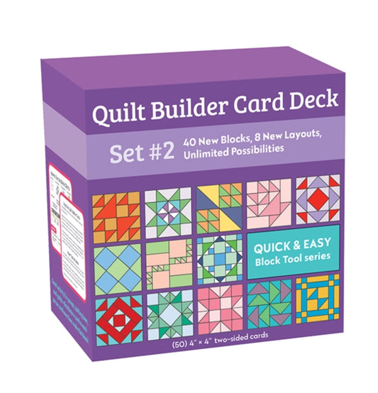 Front cover of Quilt Builder Card Deck Set #2 by C&T Publishing