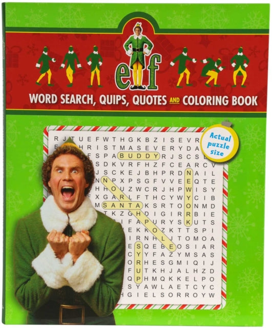 Elf Word Search, Quips, Quotes and Coloring Book - Editors of Thunder Bay Press