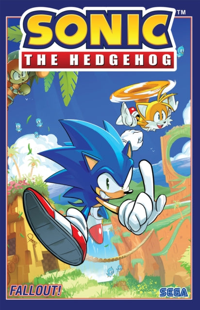 Front cover of Sonic the Hedgehog, Vol. 1: Fallout! by Adam Bryce Thomas, paperback