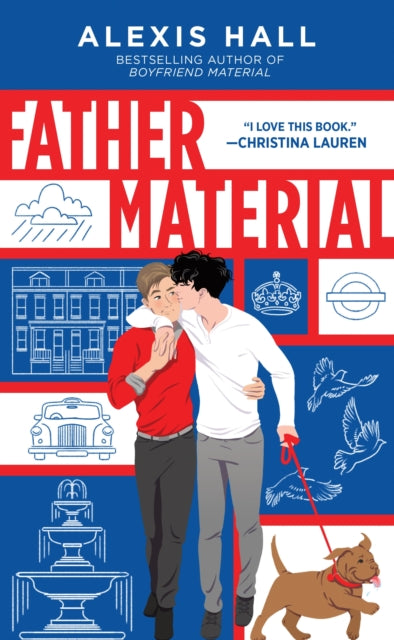 Front cover of Father Material by Alexis Hall, paperback