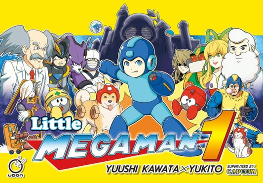 Front cover of Little Mega Man Volume 1 by Yuushi Kawata, paperback
