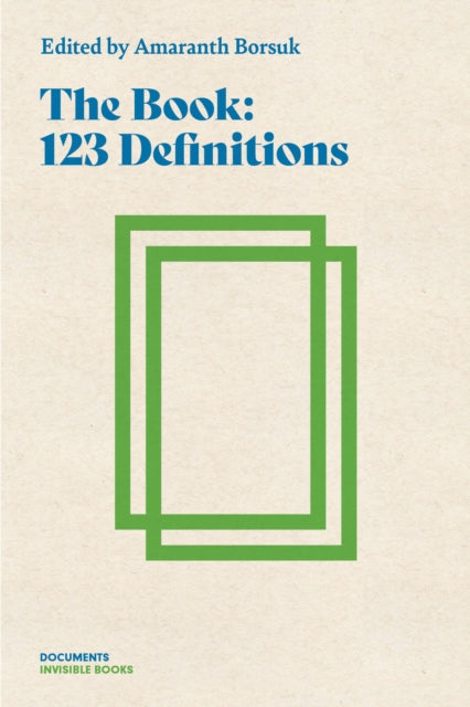 The Book : 123 Definitions - Amaranth Borsuk