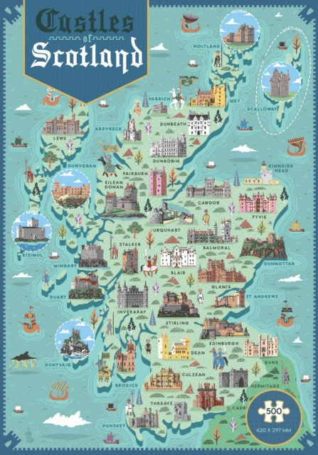 Castles of Scotland Jigsaw - Neil Parkinson