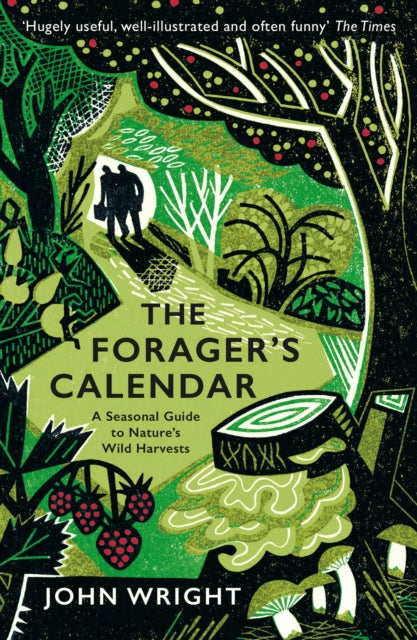 Front cover of The Forager's Calendar by John Wright, paperback