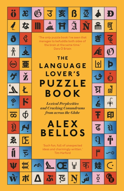 Front cover of The Language Lover's Puzzle Book by Alex Bellos, paperback