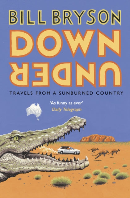 Front cover of Down Under by Bill Bryson, paperback