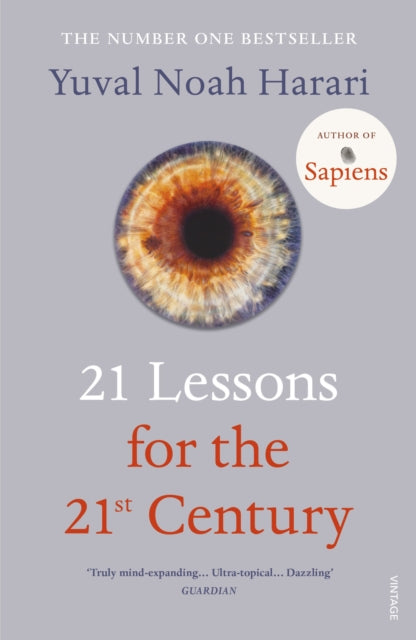 Front cover of 21 Lessons for the 21st Century by Yuval Noah Harari, paperback
