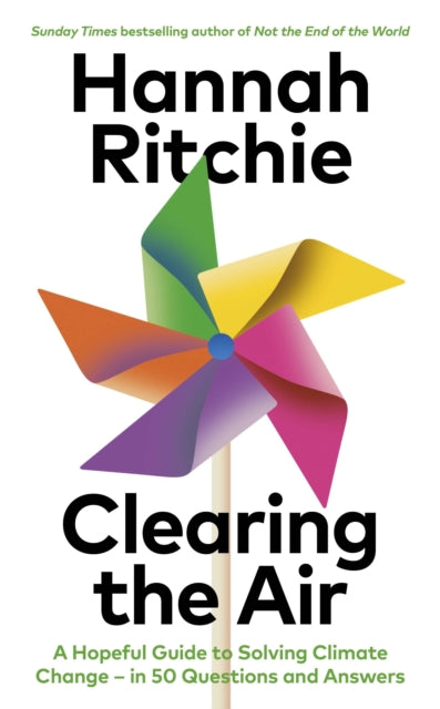Front cover of Clearing the Air by Hannah Ritchie, hardback
