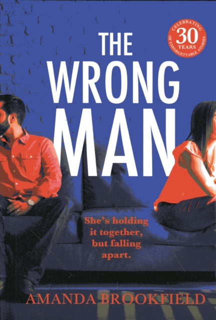 Front cover of The Wrong Man by Amanda Brookfield, hardback
