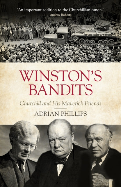 Front cover of Winston's Bandits by Adrian Phillips, hardback