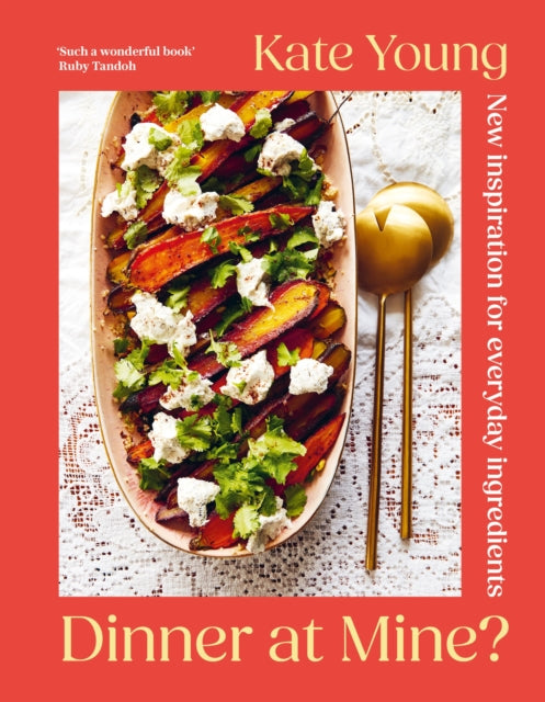 Front cover of Dinner at Mine? by Kate Young, hardback