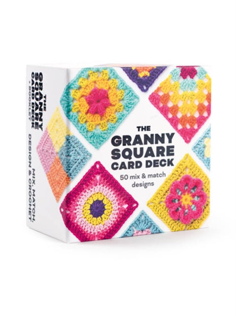 Front cover of The Granny Square Card DeckT by Claire Montgomerie