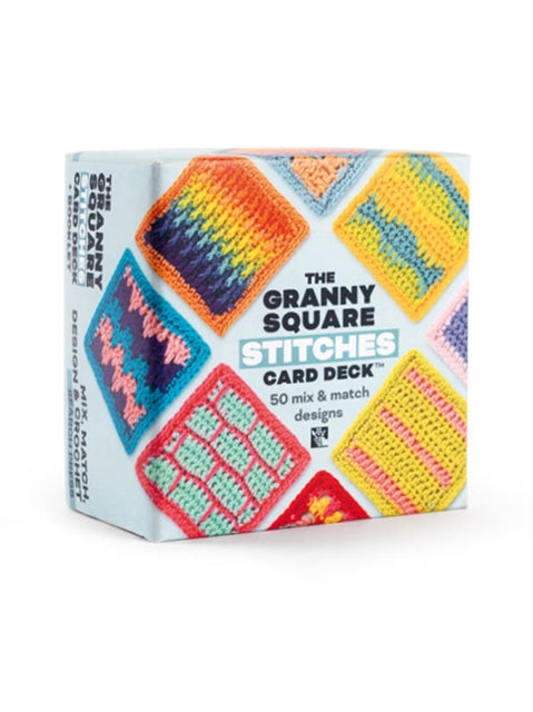 Front cover of The Granny Square Stitches Card DeckT by Claire Montgomerie