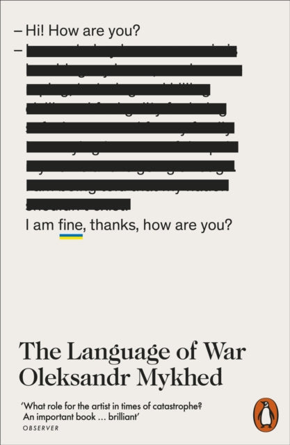 Front cover of The Language of War by Oleksandr Mykhed, paperback